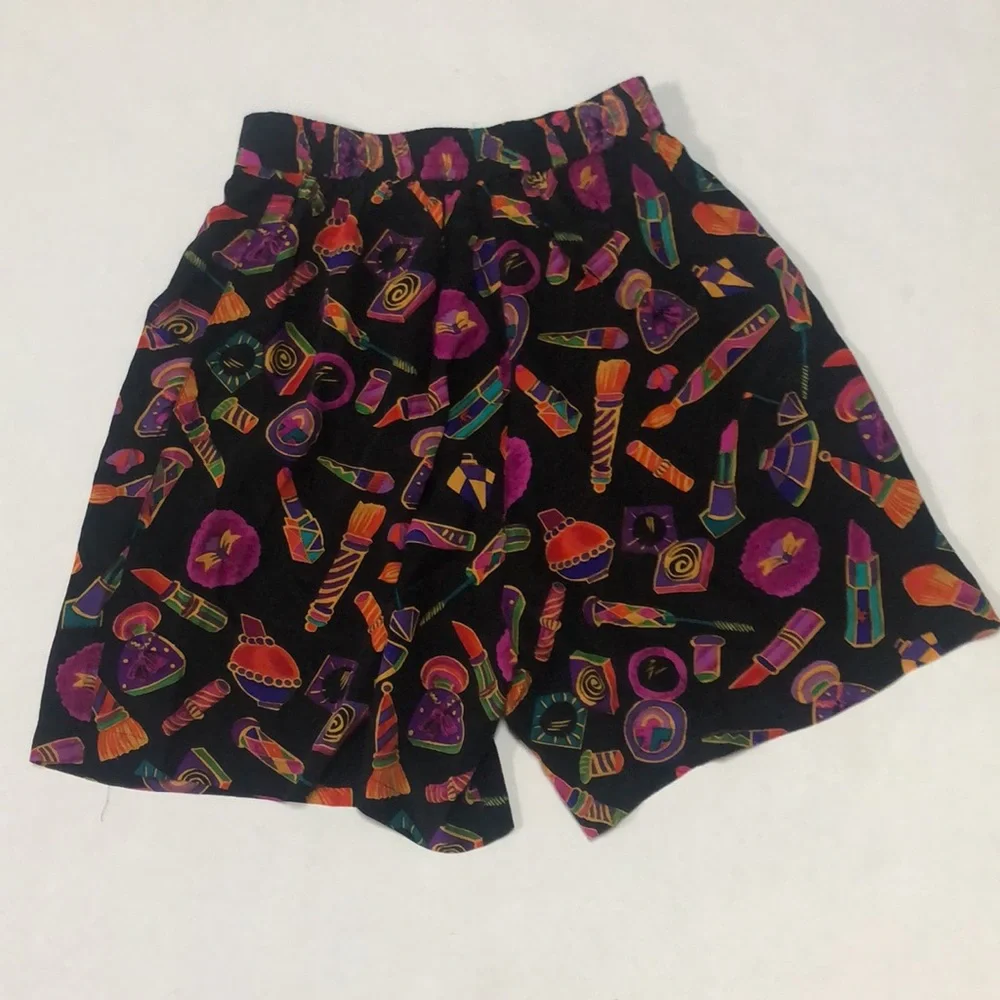 Vintage JMS Collection Washable Silk Shorts - Picture 2 of 8